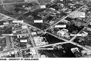 Oran - Choupot-Boulanger-Maraval - Vue aerienne